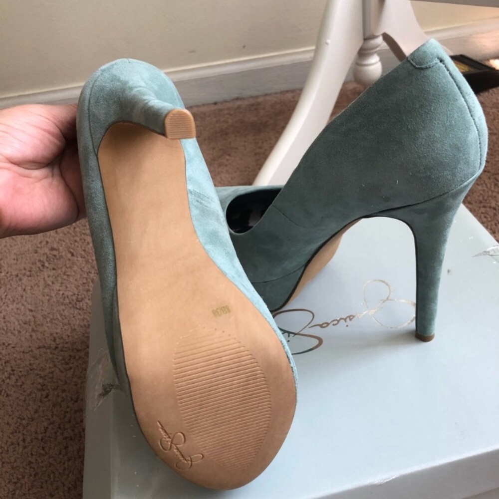 Platform Heels Mint Green